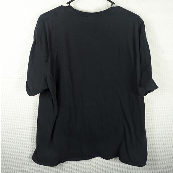 Love Band 2XL Black Graphic T-Shirt Psychedelic Collage Sunset Strip Rock Tee - Picture 5 of 5